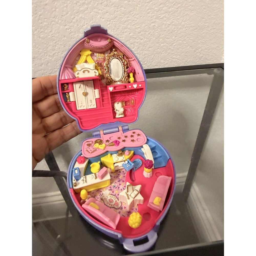 1995 Bluebird Vintage Polly Pocket Super Star Happenin' Hair Playset - No Dolls
